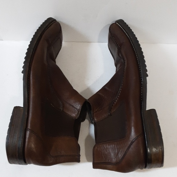 Rush Gordon Rush men Chelsea ankle boot leather brown 11  pull on casual y2k main image 4
